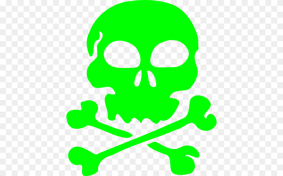 Skull Green Clip Art, Face, Head, Person, Stencil Png Image