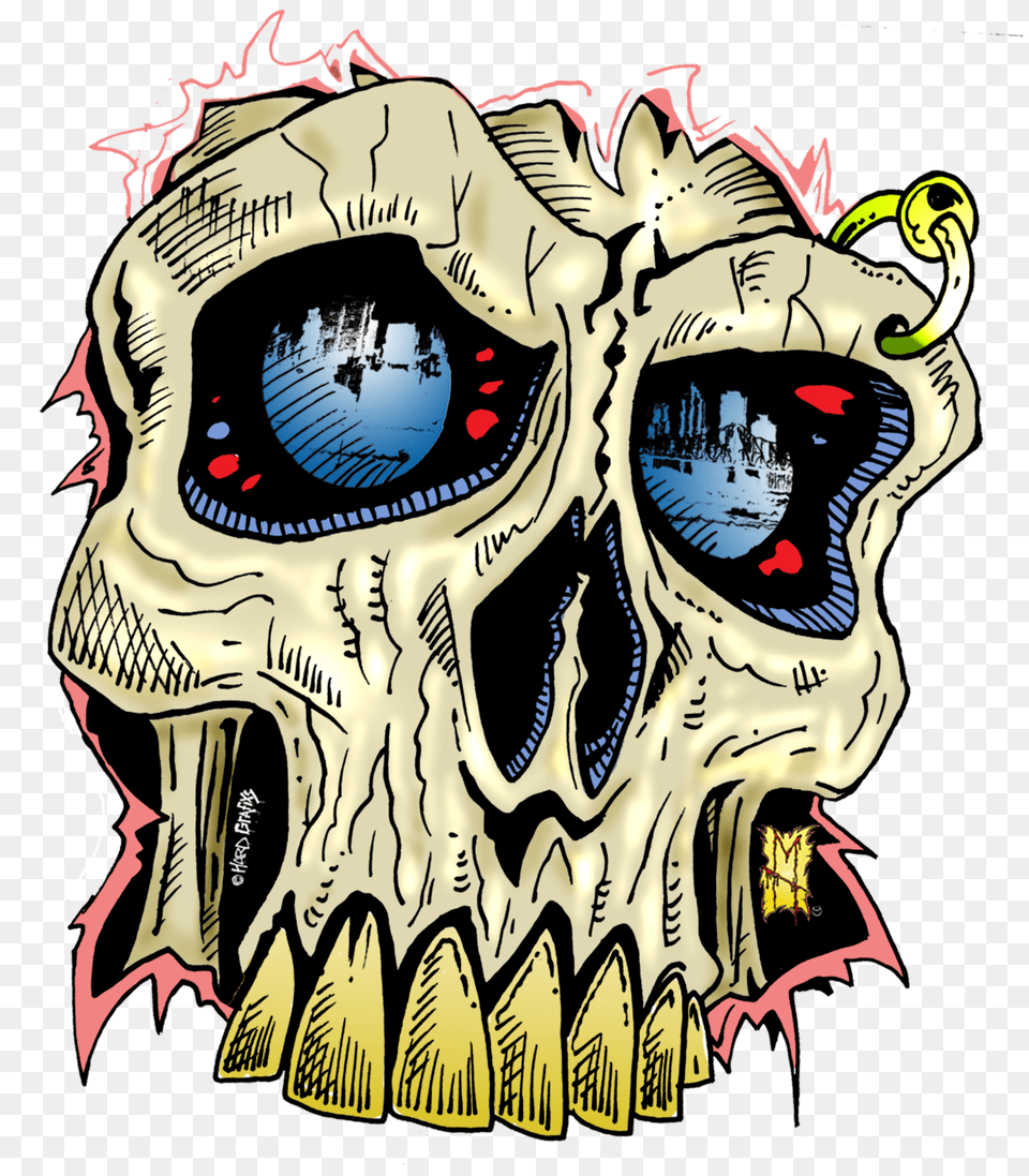 Skull Hard, Art, Graffiti, Painting, Animal Free Png