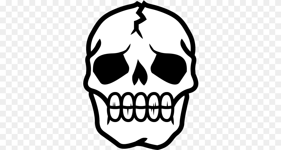 Skull Icon, Stencil, Body Part, Mouth, Person Free Png Download