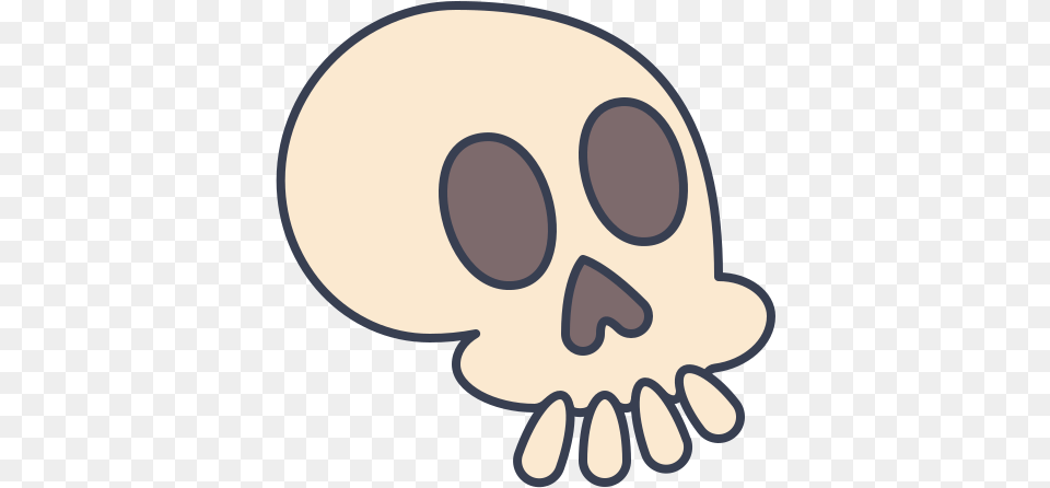 Skull Icon Of Trick Or Treat Clip Art Free Png