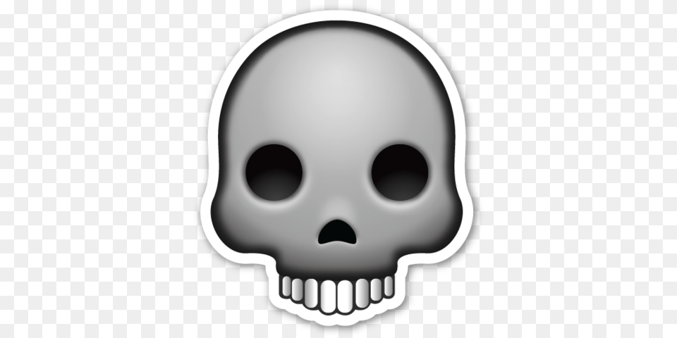 Skull In Emoji Emoji Emoji Stickers And Emoticon, Disk Free Png Download