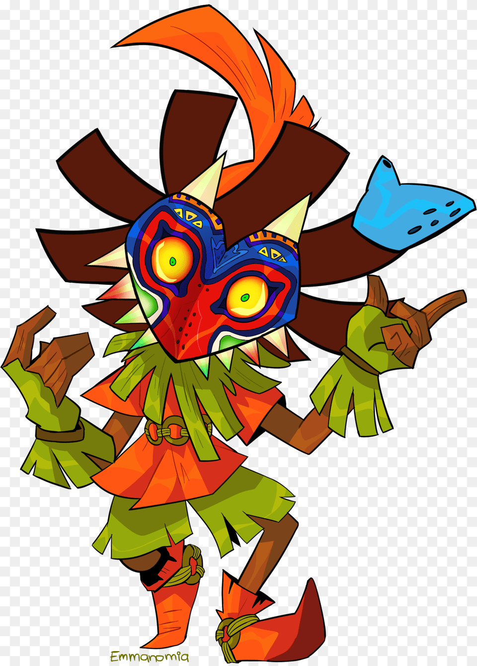 Skull Kid Mm, Art, Graphics, Baby, Person Png
