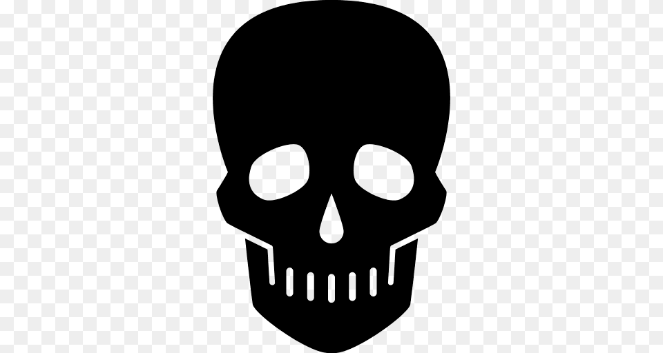 Skull Logo Image, Stencil, Person, Face, Head Free Transparent Png
