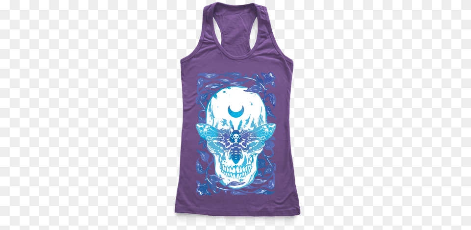 Skull Moth Touch My Butt And Buy Me Tacos, Clothing, Tank Top, Blouse Free Png Download