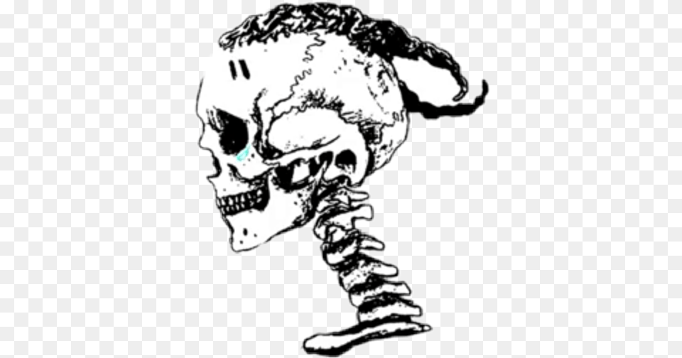 Skull Music Xxxtentacion Grunge Goth Xxxtentacion Skull, Baby, Person, Face, Head Png