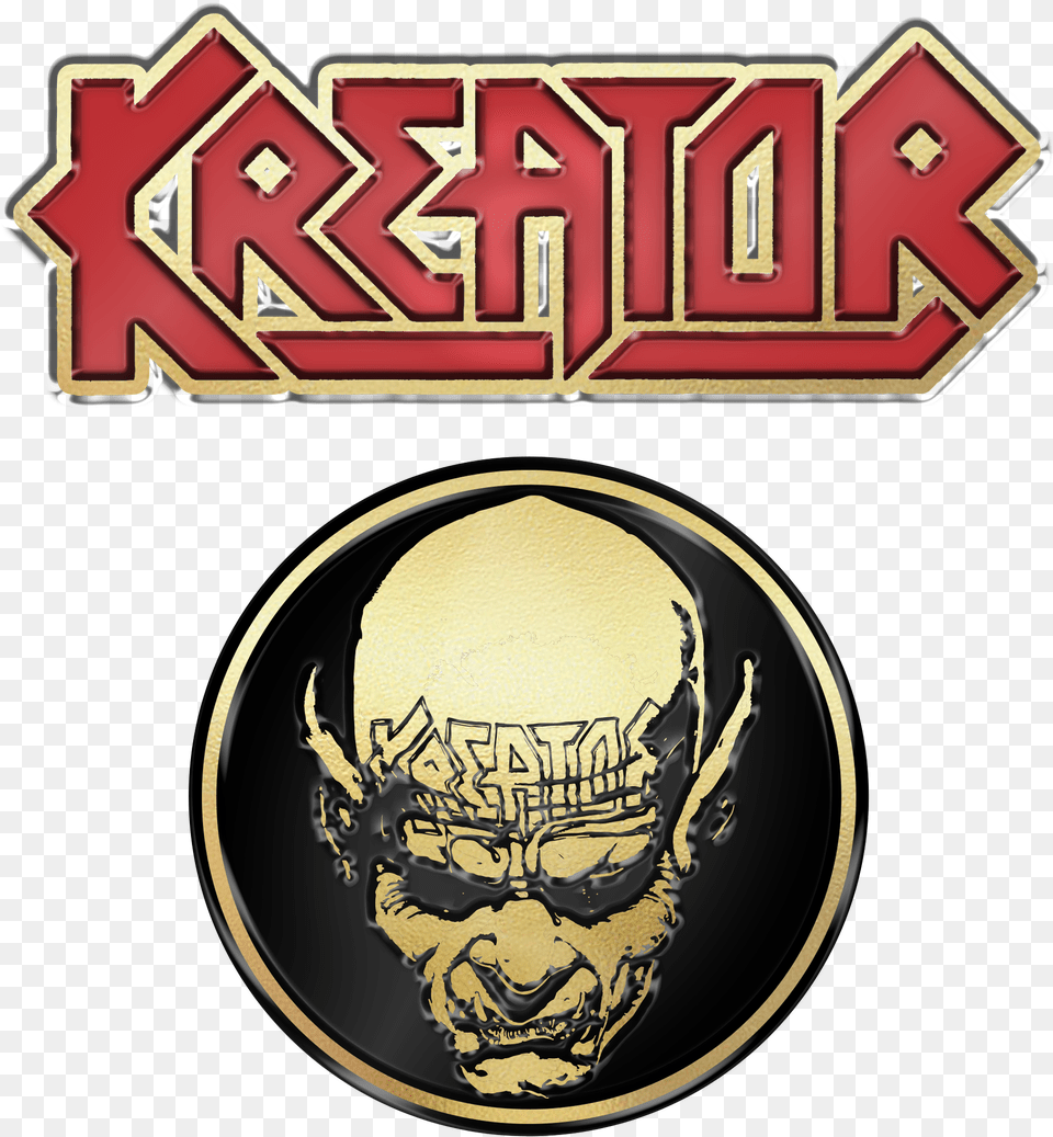 Skull N Logo Kreator Logo, Emblem, Symbol, Plate, Dynamite Free Png