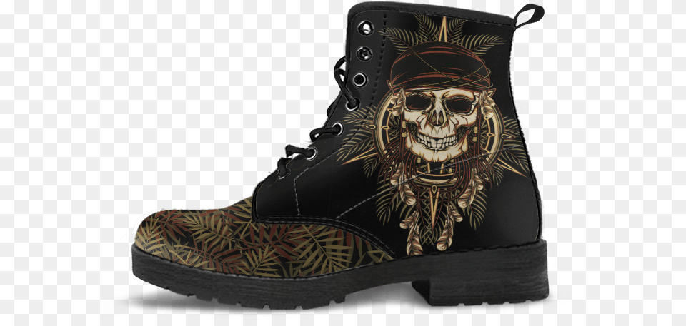 Skull Obsession Pirate Skull Boots Ii Moon Boots, Boot, Clothing, Footwear Png