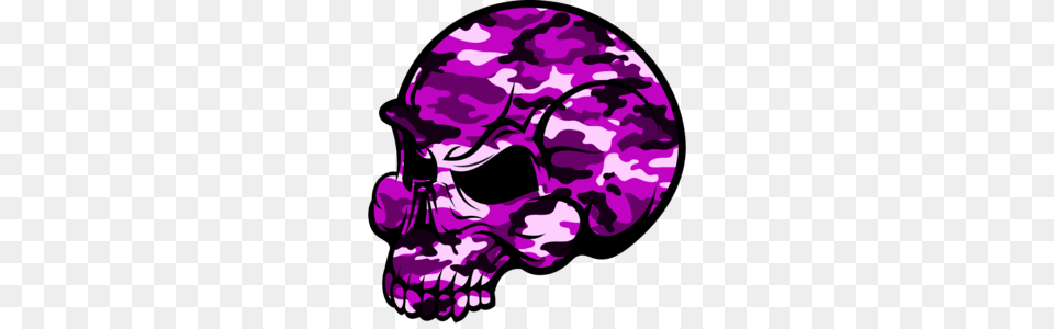 Skull Pink Camouflage Images, Purple, Art, Disk Free Png