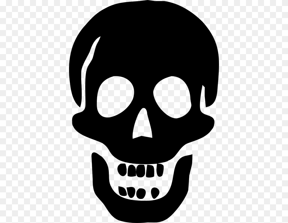 Skull Pirate Death Poison Warning Skeleton Dead Skull Icon, Silhouette, Lighting Free Png