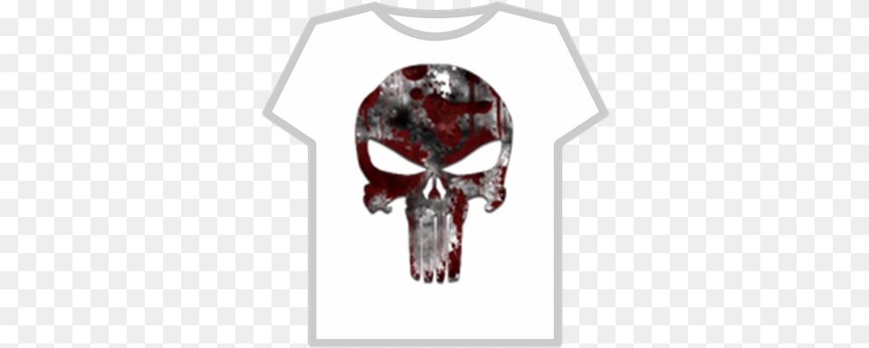 Skull Punisher Logo, Clothing, T-shirt, Shirt Free Png