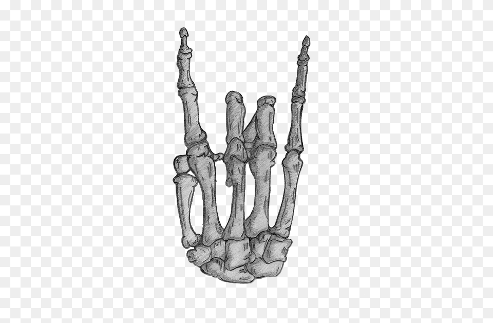 Skull Rock Hand Tattoo, Adult, Bride, Female, Person Png Image