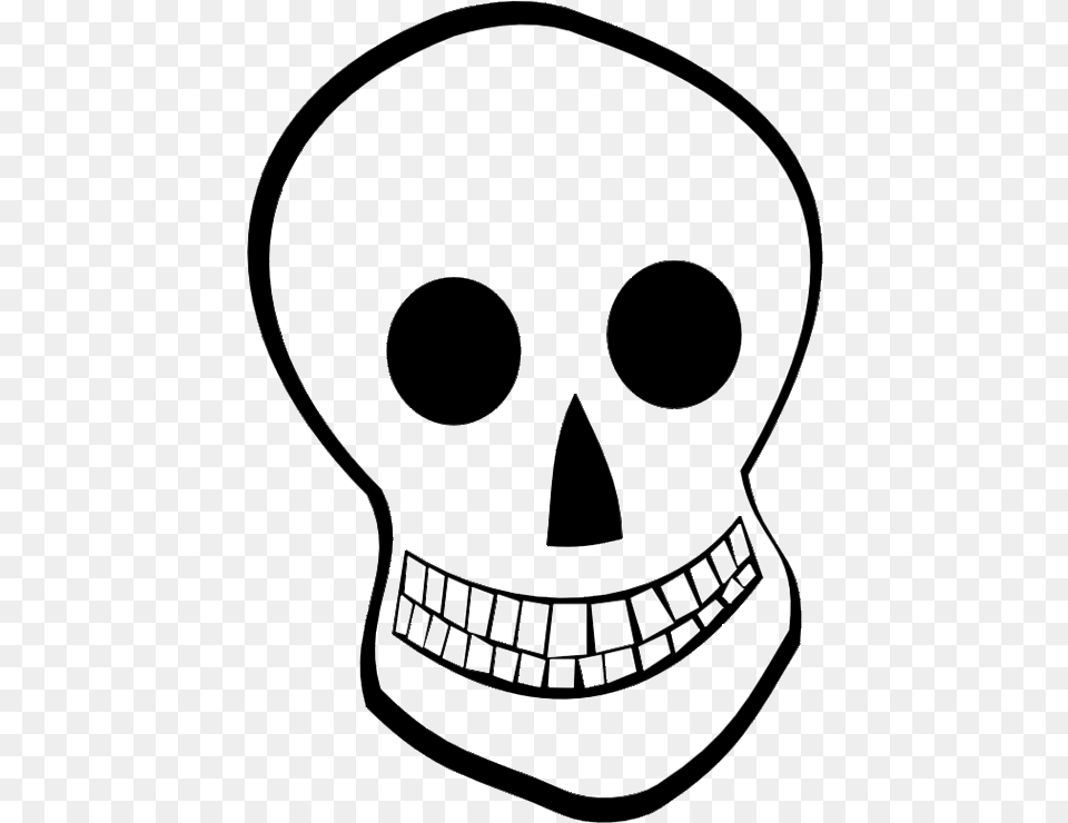 Skull Skeleton Clipart Explore Pictures Clip Art Skeleton Cute, Stencil, Drawing, Silhouette Png