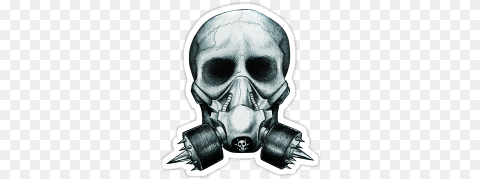 Skull Skull Gas Mask Drawing, Adult, Male, Man, Person Free Transparent Png