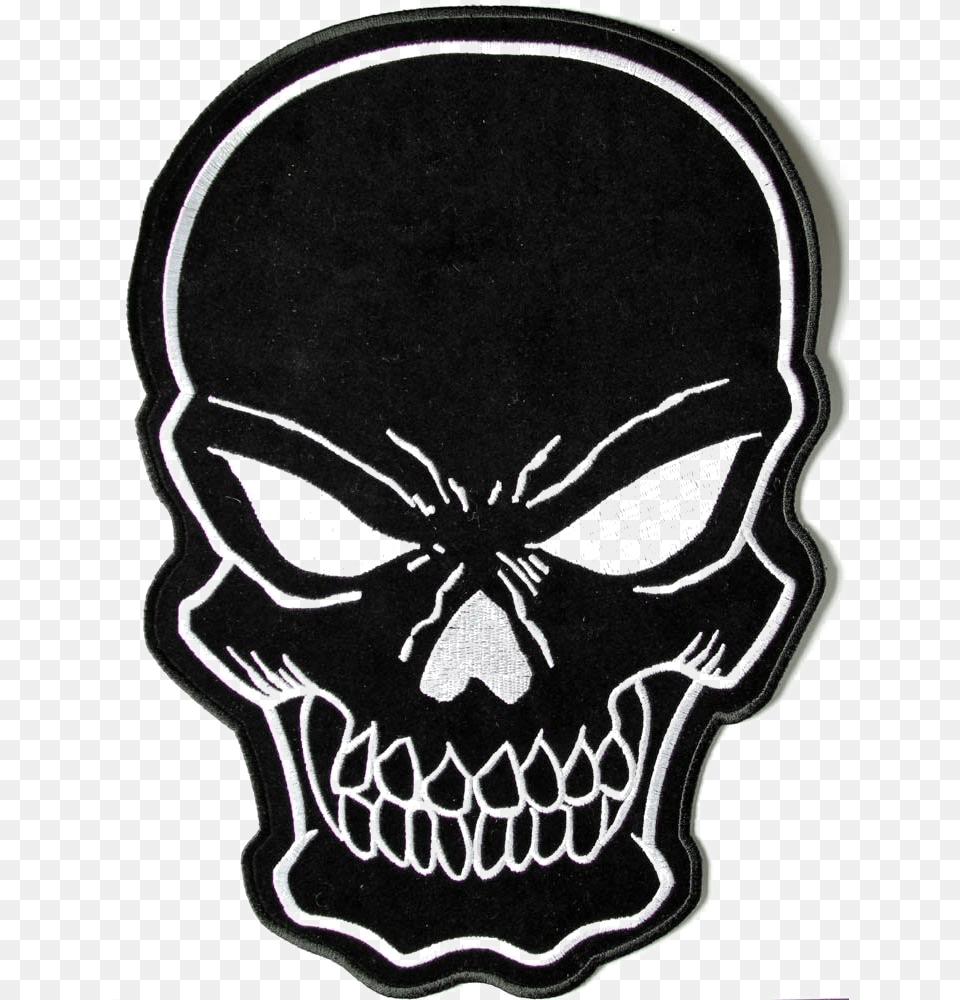 Skull Skull Patch, Sticker, Baby, Person Free Png Download