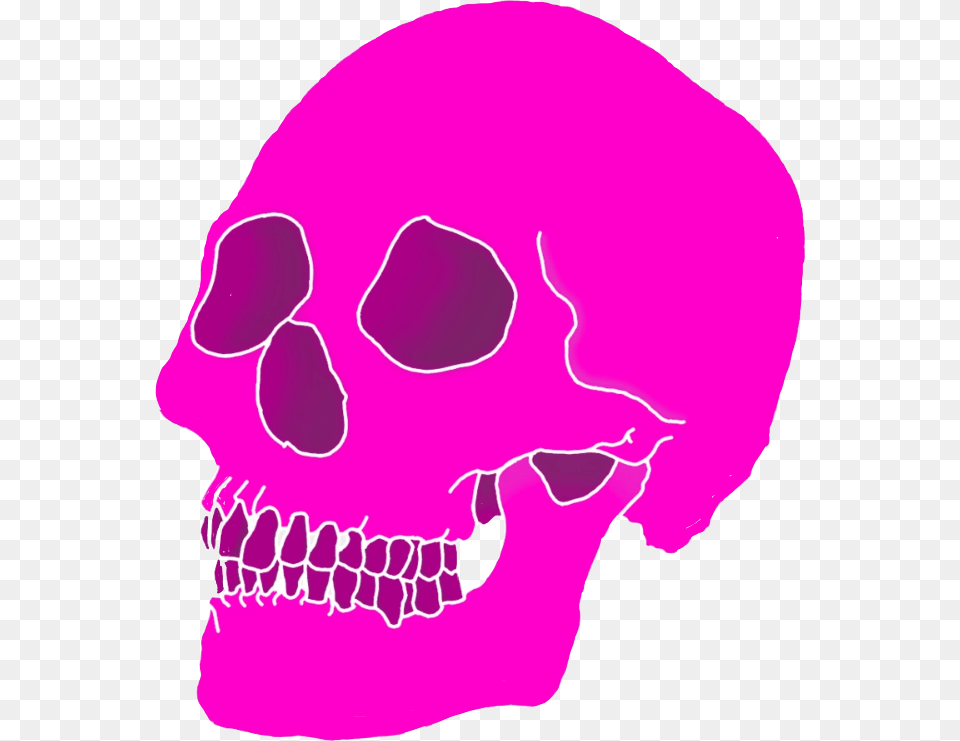 Skull Skullface Purpleskull Purple Purpleaesthetic Vaporwave, Baby, Person, Head, Face Free Transparent Png