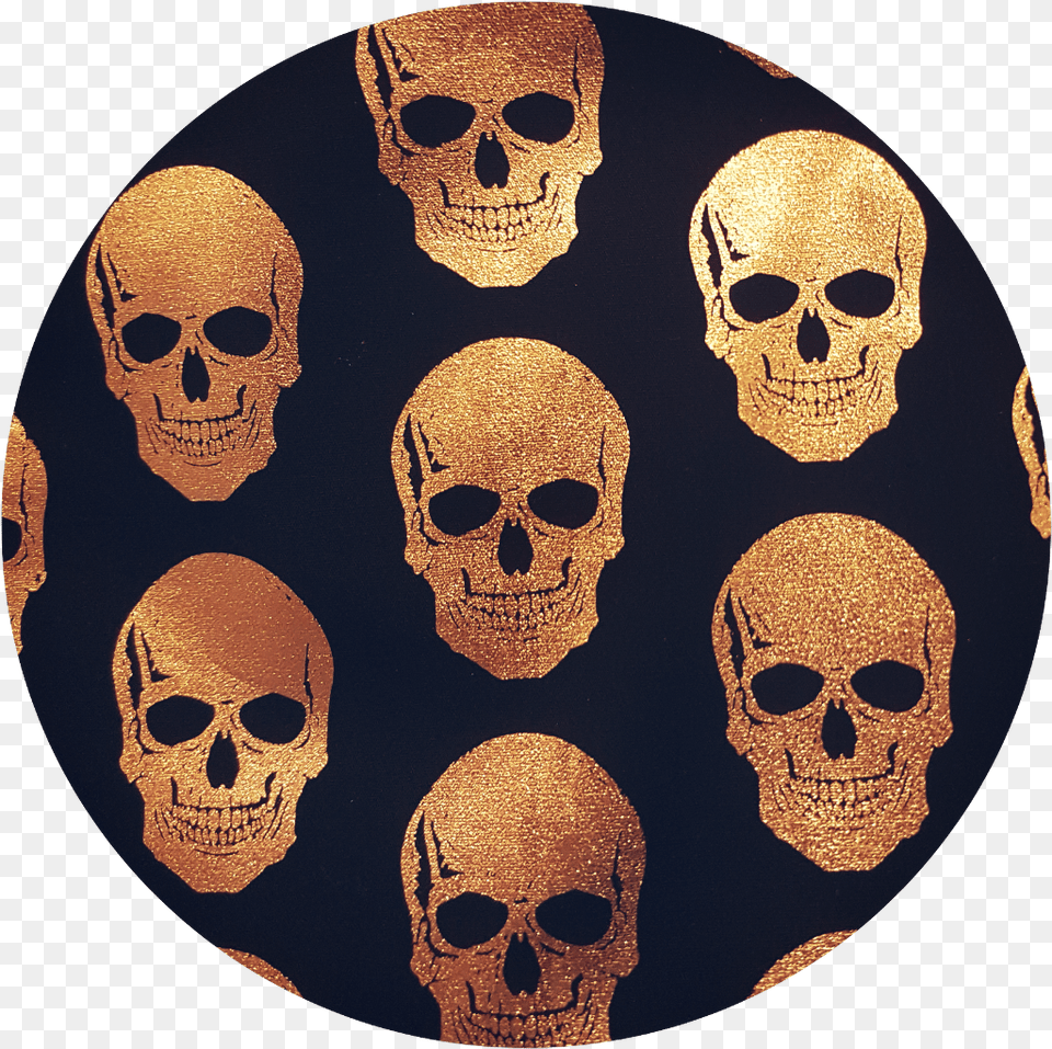 Skull Skulls Gold Black Ftestickers, Photography, Person, Face, Head Png Image