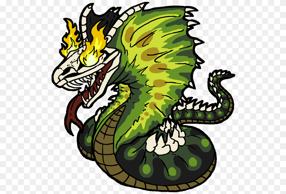 Skull Snake For Flying Limes, Dragon, Baby, Person Free Transparent Png