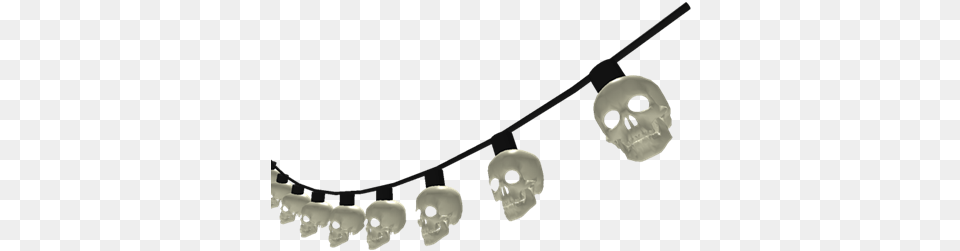 Skull String Lights Roblox Body Jewelry, Accessories, Appliance, Ceiling Fan, Device Png Image