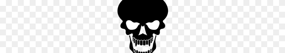 Skull Tattoo Clipart, Stencil, Body Part, Mouth, Person Free Png