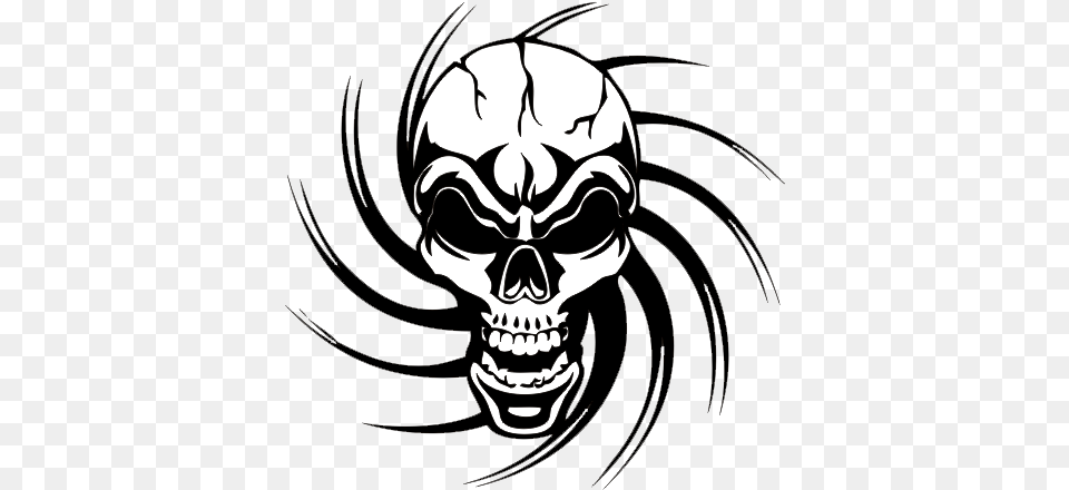 Skull Tattoo Design Simple, Stencil, Baby, Person Free Png