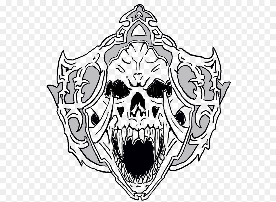 Skull Tattoo Background, Chandelier, Lamp, Accessories, Art Free Transparent Png