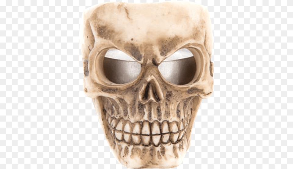 Skull Tealight Candle Holder Tealight, Smoke Pipe, Head, Person, Mask Free Transparent Png