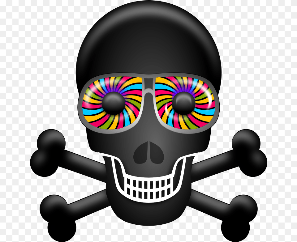 Skull To Use Clipart Psychedelic Skull, Disk Free Png Download