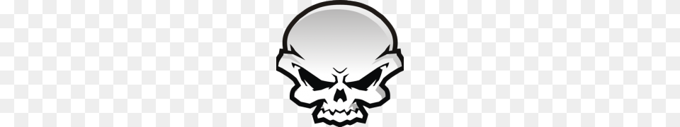 Skull Transparent, Stencil, Emblem, Symbol Png Image