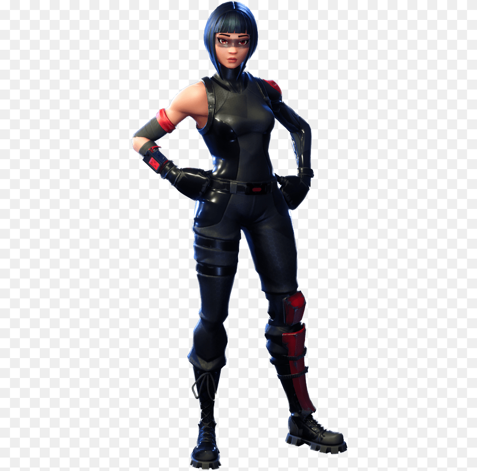 Skull Trooper Fortnite Shadow Ops Skin, Adult, Person, Woman, Female Free Png