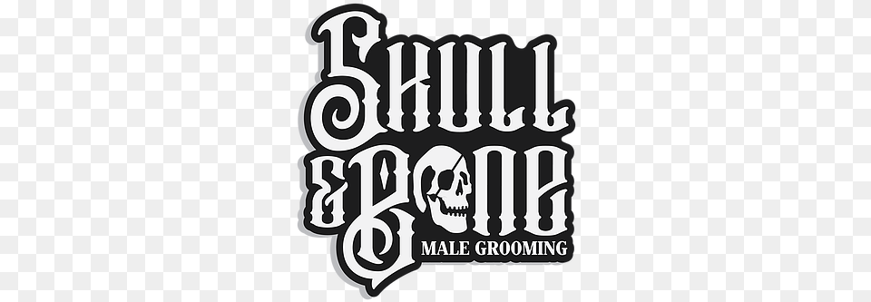 Skull U0026 Bone Mens Grooming Language, Sticker, Text Png