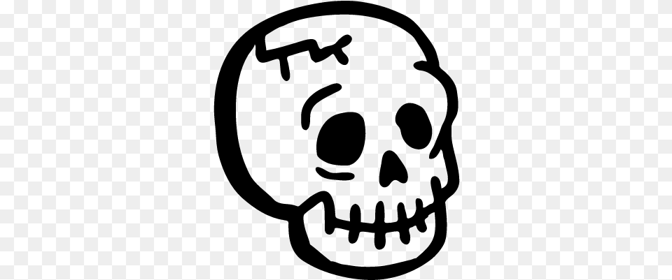 Skull Vector Craneo Icon, Gray Png