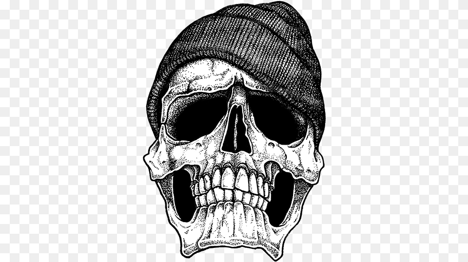 Skull With Beanie, Body Part, Mouth, Person, Teeth Free Png Download