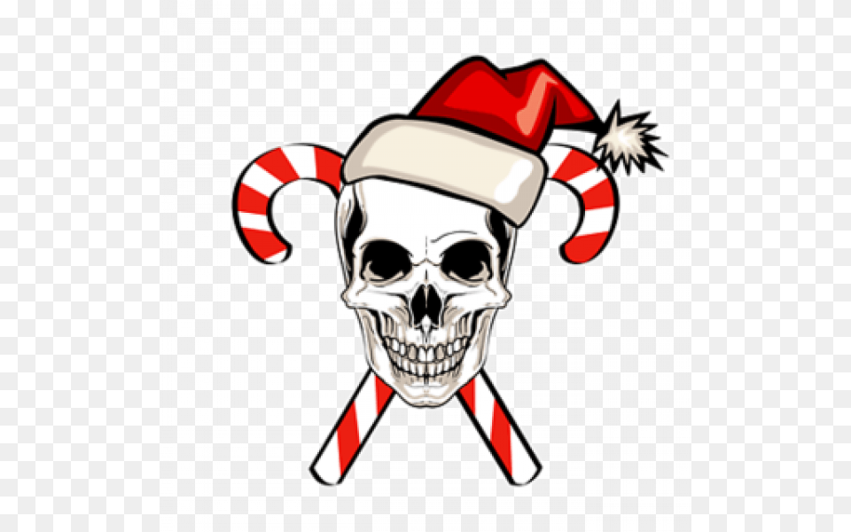 Skull With Candy Canes, Face, Head, Person, Dynamite Free Transparent Png