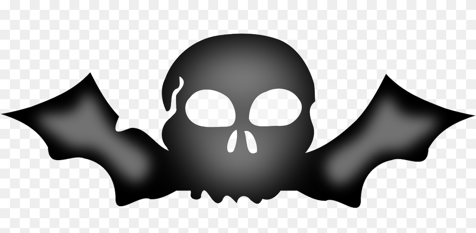 Skull With Crossbones With Wings, Stencil, Baby, Person, Face Png