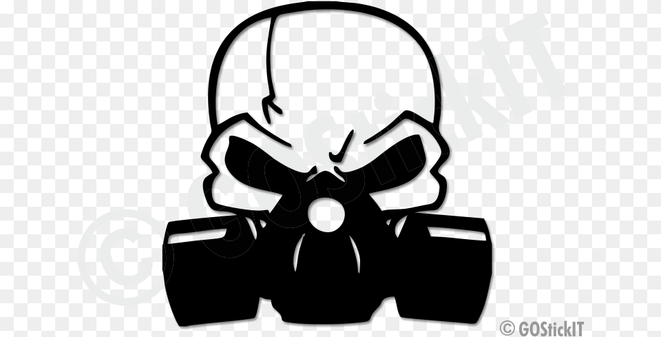 Skull With Gas Mask, Logo, Text, Dynamite, Weapon Png