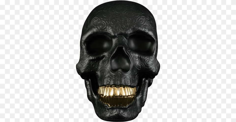 Skull With Gold Teeth Image Skull With Gold Teeth, Clothing, Hardhat, Helmet Free Png Download