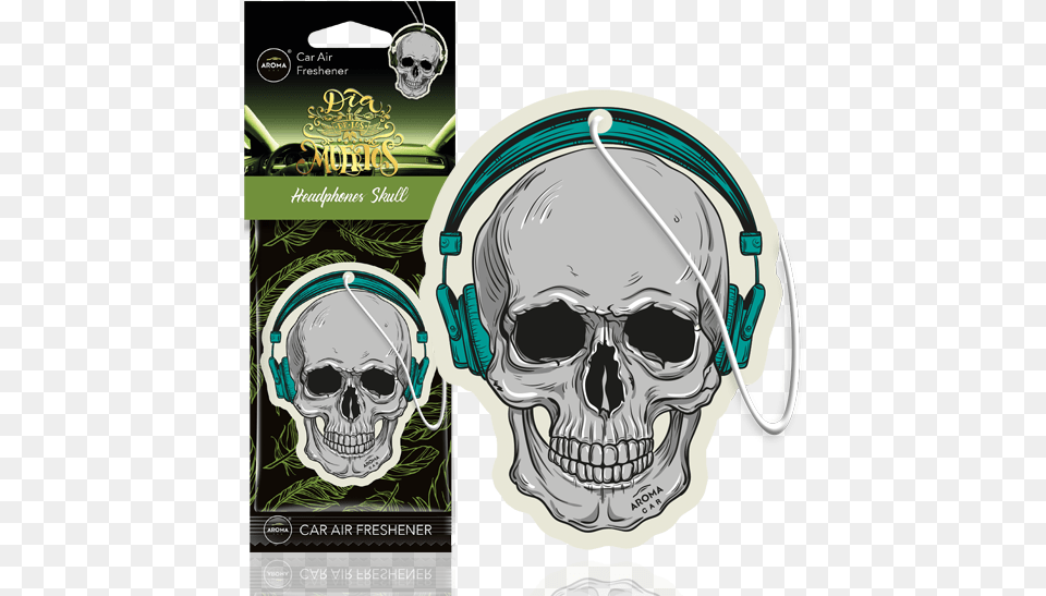 Skull With Headphones, Adult, Male, Man, Person Free Png