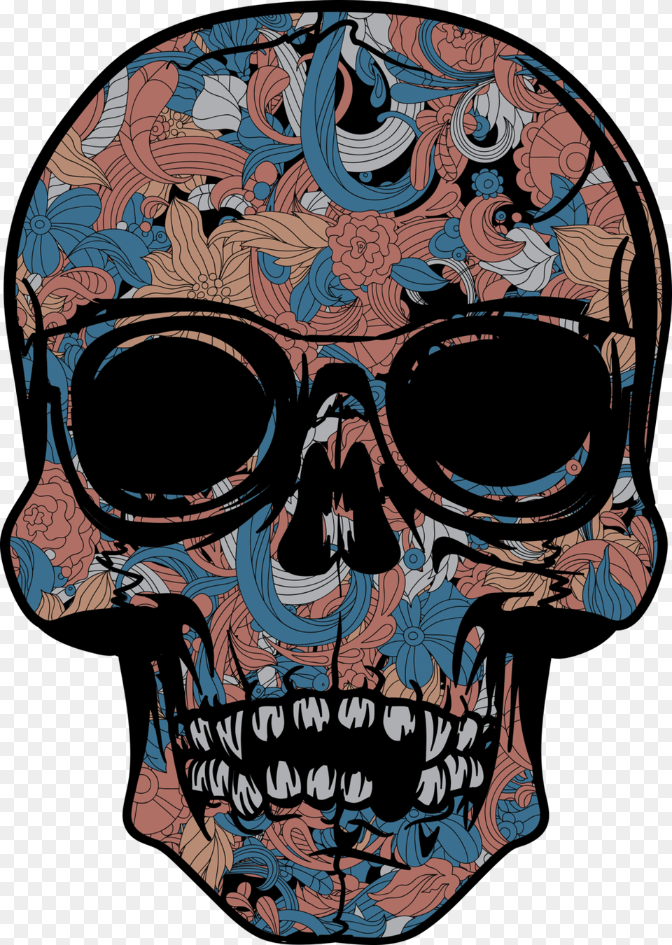Skull With Sunglasses Vector T Shirt Design Gkgwv U, Adult, Male, Man, Person Free Png Download