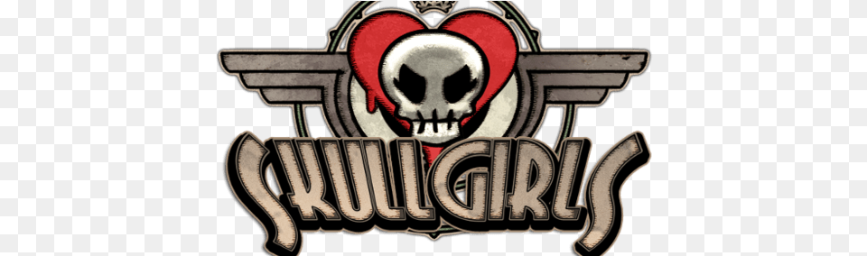 Skullgirls Battle For The Heart Skullgirls 2nd Encore Logo, Emblem, Symbol, Dynamite, Weapon Png Image