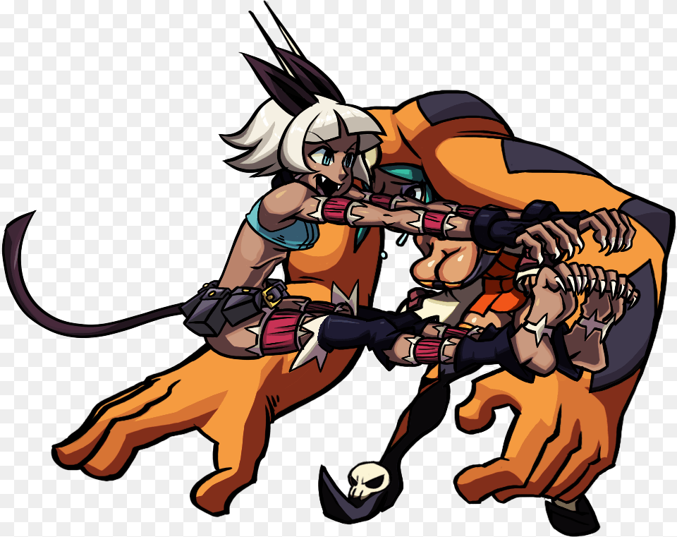 Skullgirls Cerebella Move List Ms Fortune Skullgirls Art, Book, Comics, Publication, Baby Free Png