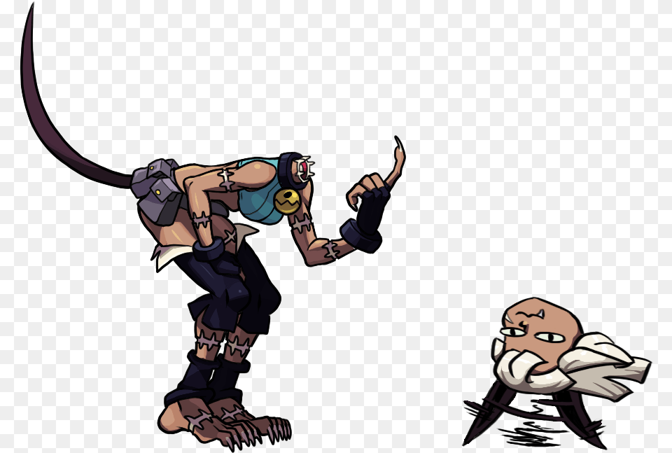 Skullgirls Ms Fortune Animations Skull Girls Miss Fortune, Cartoon, Baby, Person, Face Png