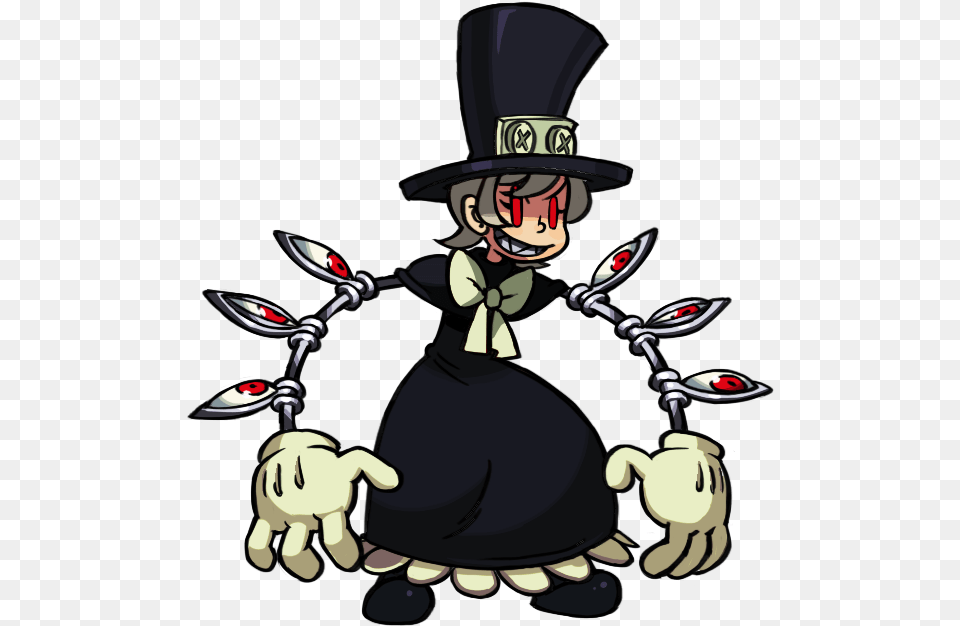 Skullgirls Peacock Animation Clipart Peacock Skullgirls Animations Gifs, Person, Performer, Magician, Baby Free Png