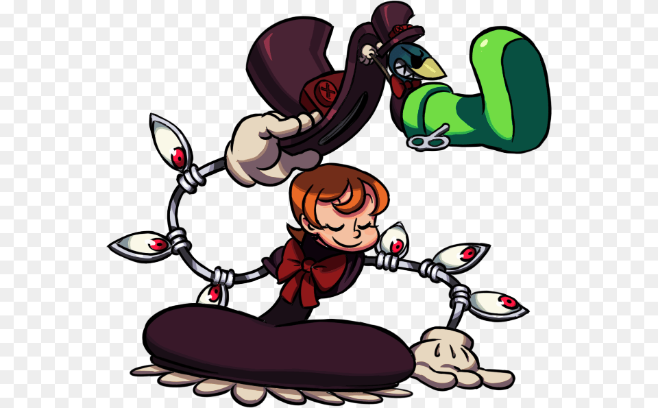 Skullgirls Peacock Gun Skullgirls Peacock Sprite, Book, Comics, Publication, Baby Free Png Download