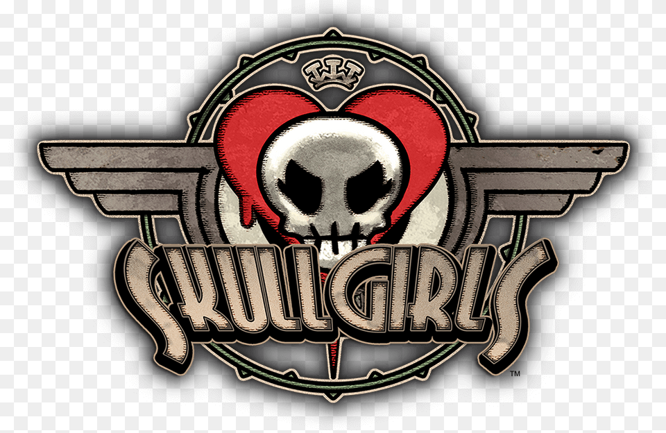 Skullgirls Skullgirls Endless Beta Logo, Symbol, Emblem, Badge, Head Free Png Download