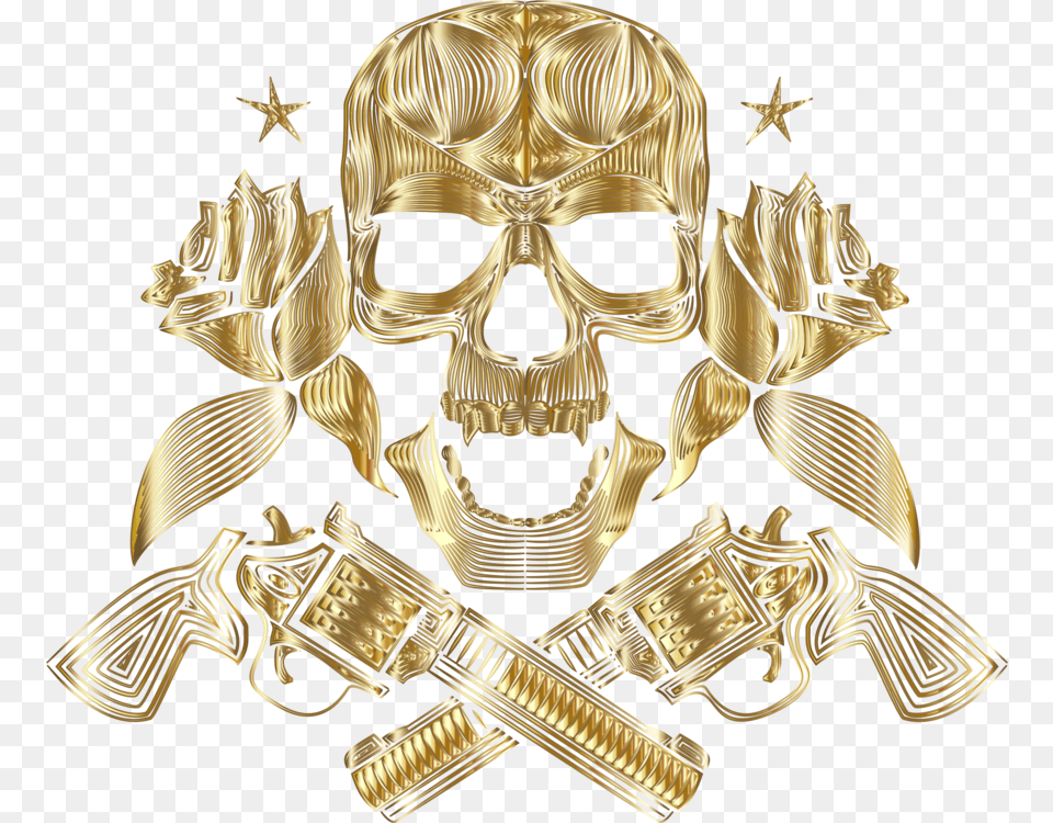 Skullgoldmetal Skull, Bronze, Gold, Treasure, Person Free Transparent Png