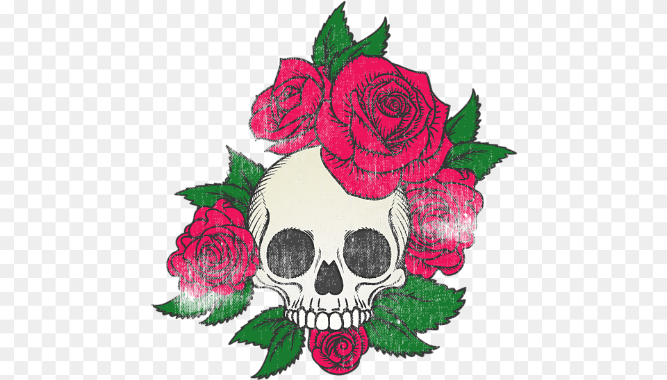 Skulls And Roses Drawing, Art, Plant, Pattern, Rose Free Transparent Png