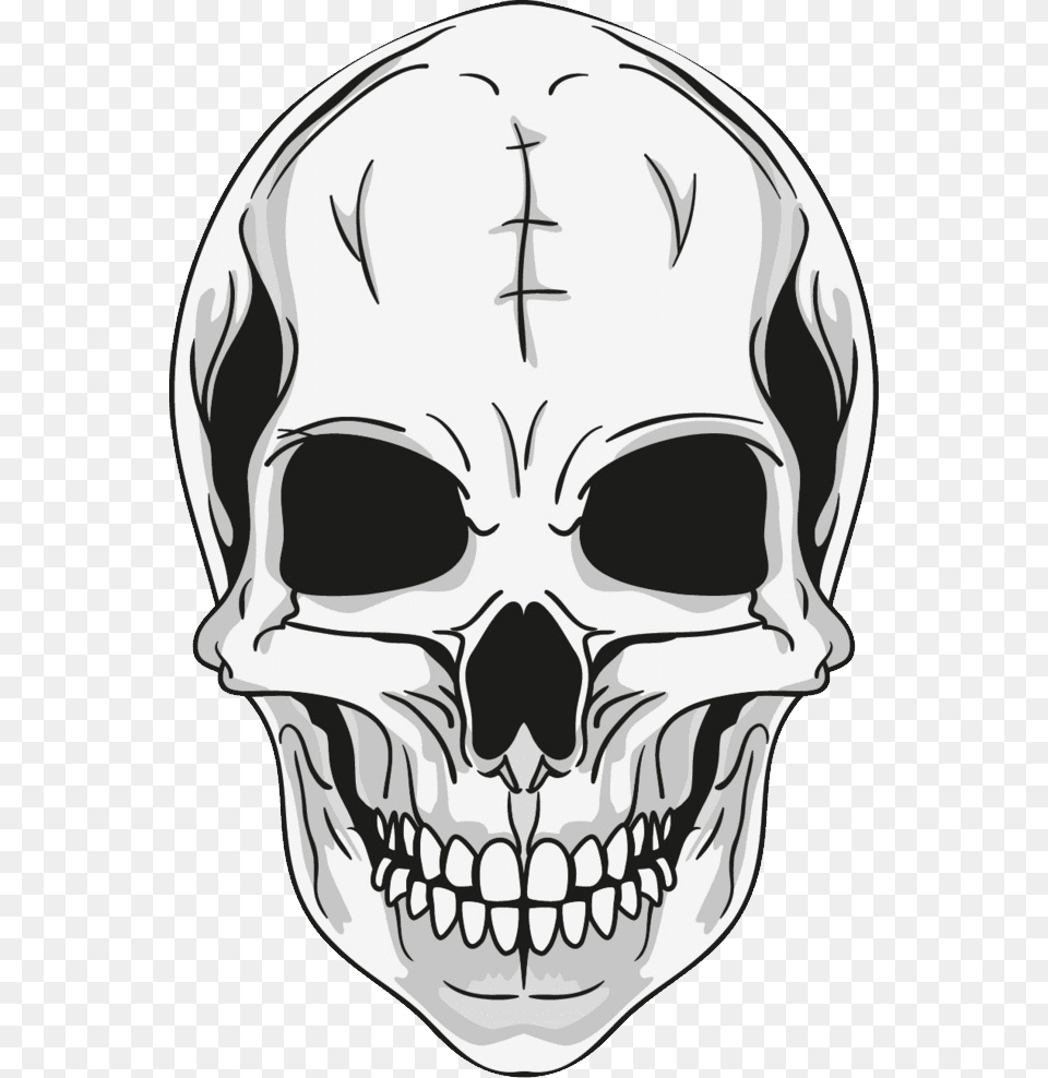 Skulls Images Transparent Calavera, Person, Stencil, Face, Head Free Png Download