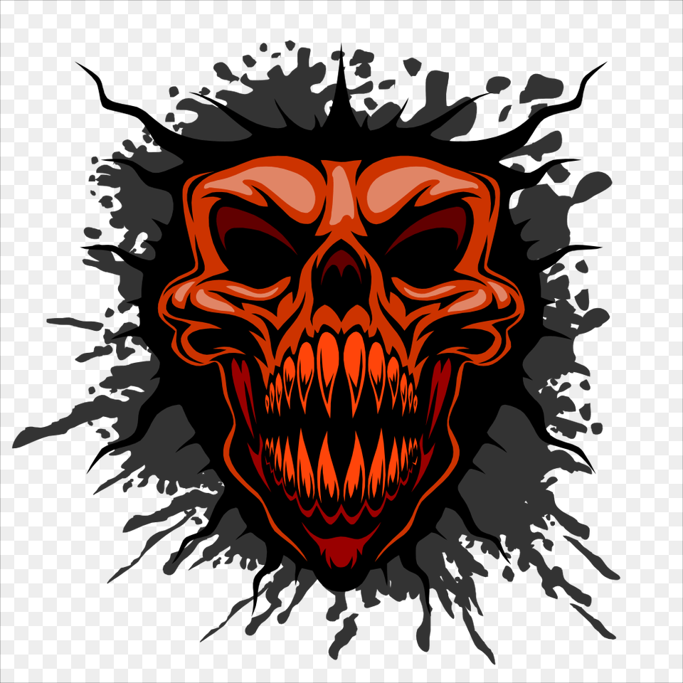 Skulls Angry Illustration, Adult, Emblem, Male, Man Free Transparent Png