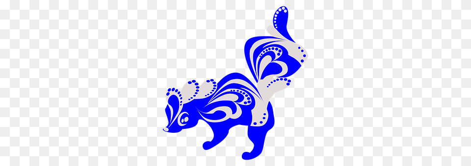 Skunk Art, Floral Design, Graphics, Pattern Free Png