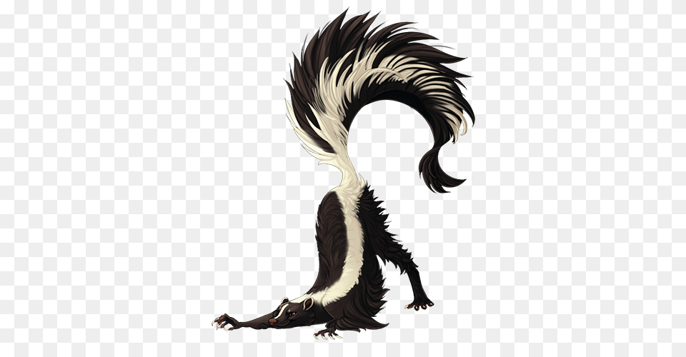 Skunk, Animal, Wildlife, Mammal, Adult Free Png